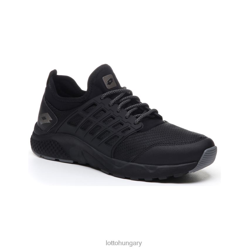cipő Lotto szellőmentes iv teljesen fekete/gravitációs titán/hűvös szürke 11c Férfi 22H2N242