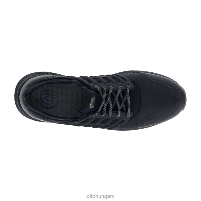 cipő Lotto szellőmentes iv teljesen fekete/gravitációs titán/hűvös szürke 11c Férfi 22H2N242