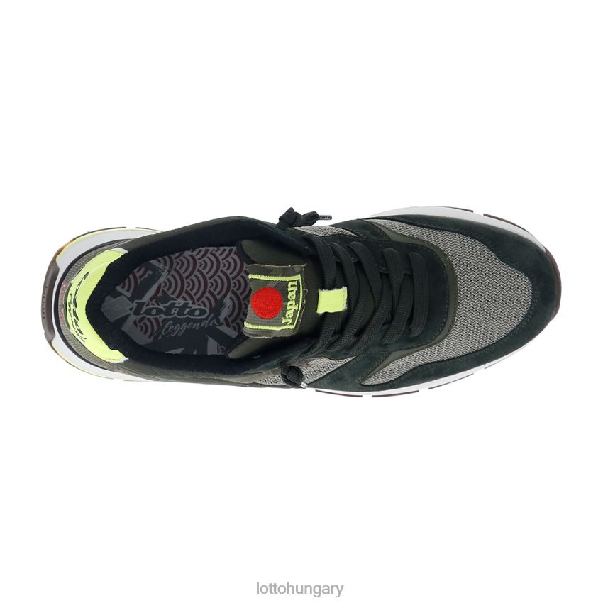 cipő Lotto tokiói ginza camo zöld gyanta/melegszürke 4u/szőlőlevél Férfi 22H2N24