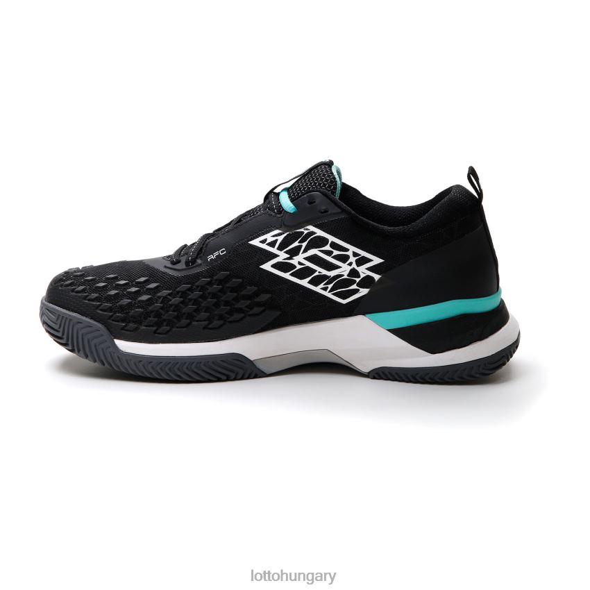 cipő Lotto raptor hyperpulse 100 cly csupa fekete/csupa fehér/zöld 929c Férfi 22H2N94