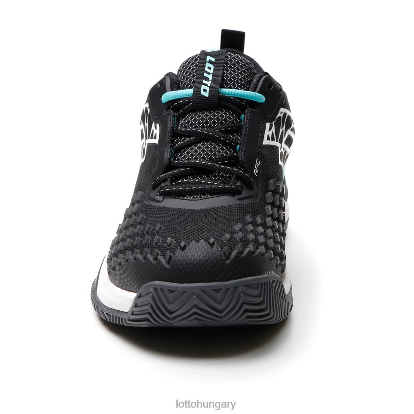 cipő Lotto raptor hyperpulse 100 cly csupa fekete/csupa fehér/zöld 929c Férfi 22H2N94