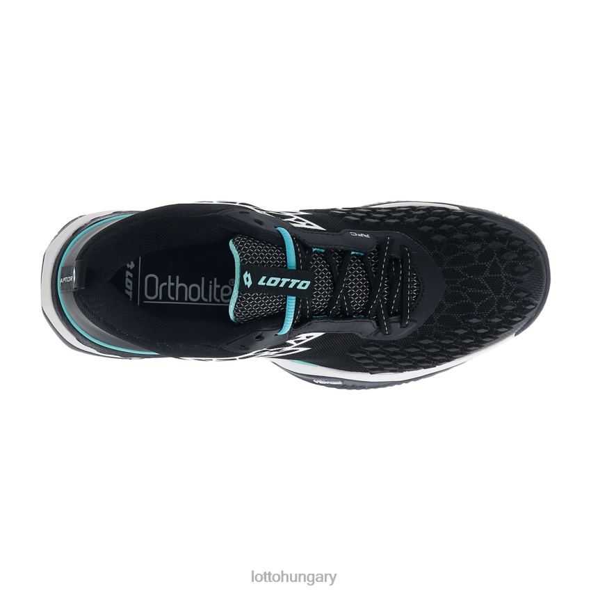 cipő Lotto raptor hyperpulse 100 cly csupa fekete/csupa fehér/zöld 929c Férfi 22H2N94