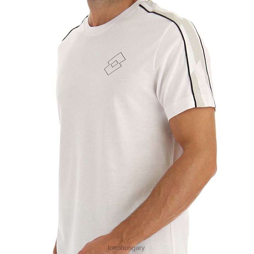 ruházat Lotto logo vi tee js fényes fehér Férfi 22H2N463