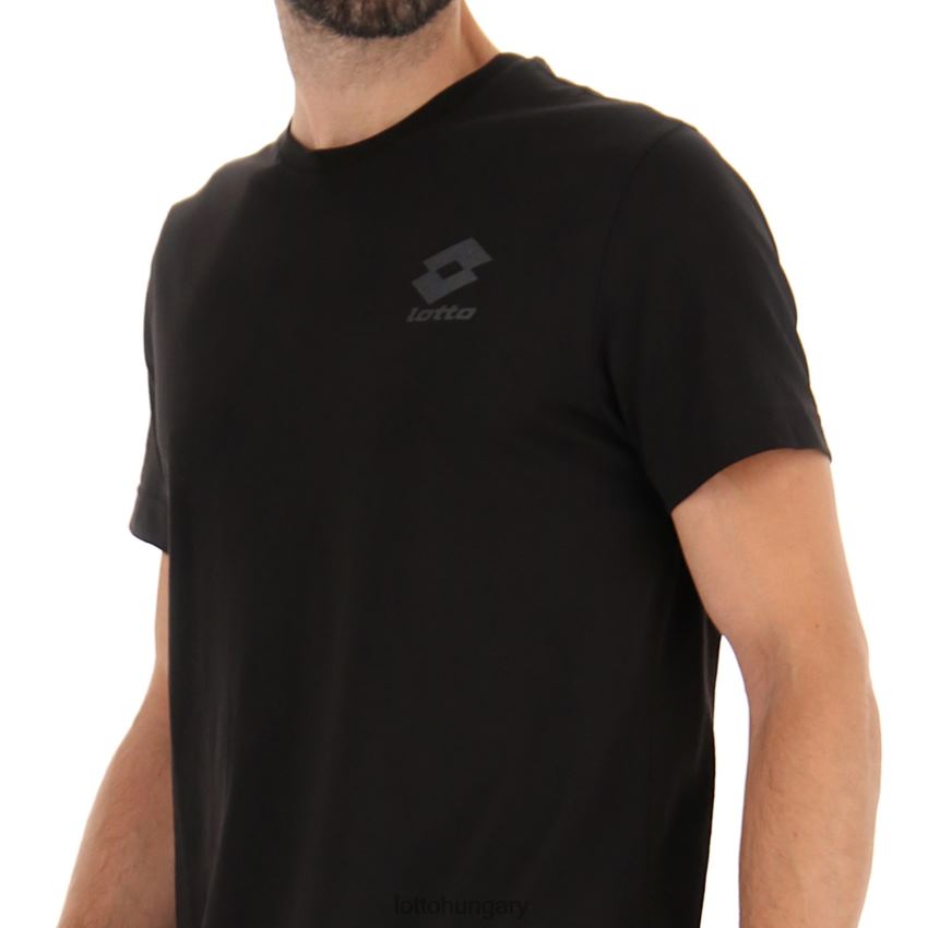 ruházat Lotto póló alap csupa fekete/ébenfa Férfi 22H2N455