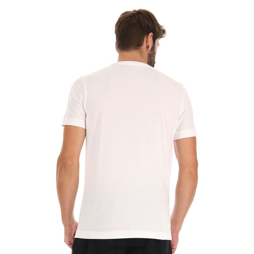 ruházat Lotto tee losanga v fényes fehér Férfi 22H2N420