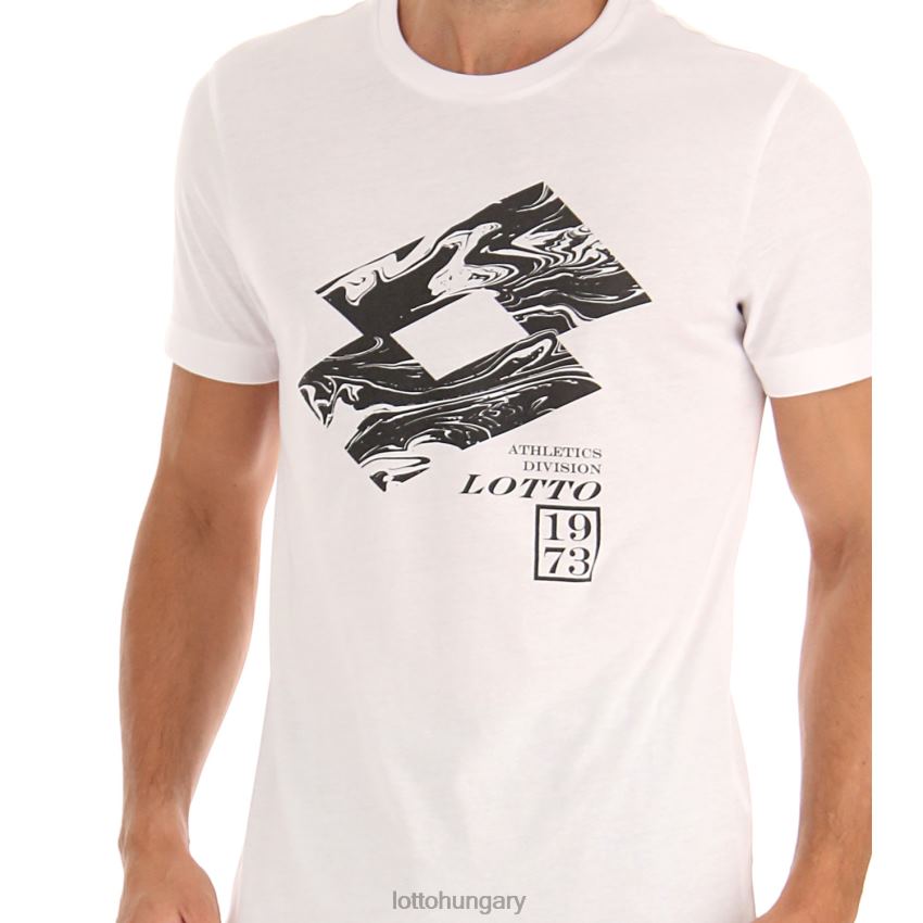 ruházat Lotto tee losanga v fényes fehér Férfi 22H2N420