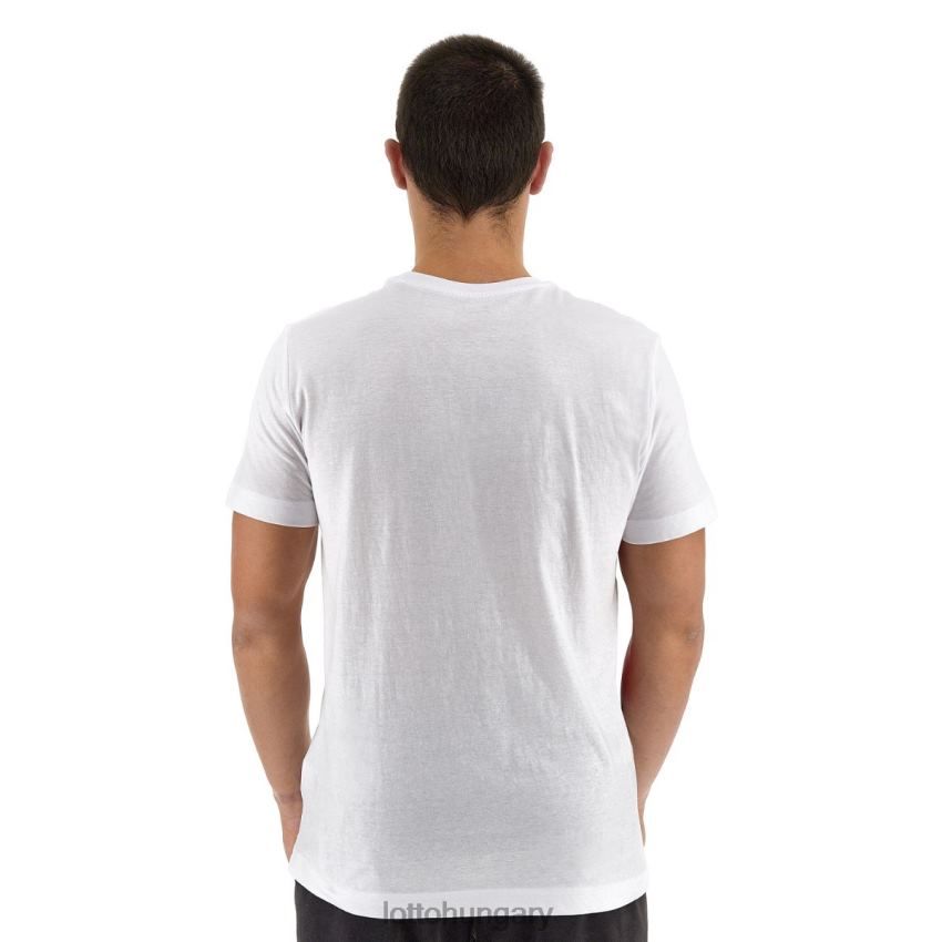 ruházat Lotto tee wc22 anglia 1 fényes fehér Férfi 22H2N454