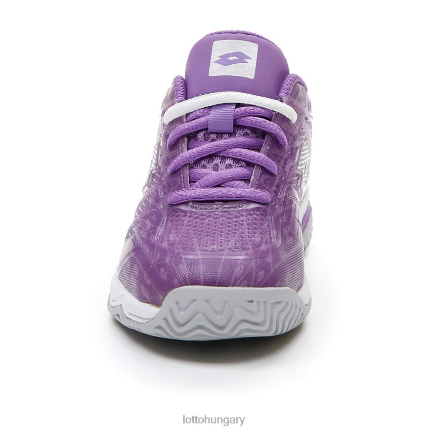 cipő Lotto délibáb 300 alr ifj harangvirág/teljesen fehér/ezüst fém 2 gyerekek 22H2N1131