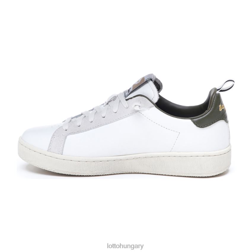 cipő Lotto autogram w hófehér/sötét olíva nő 22H2N708